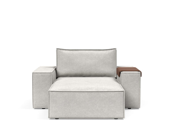 NEWILLA LOUNGER CHAIR W/WIDE ARM RESTS, 39"X61"