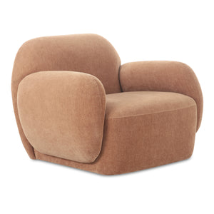 Hazel Lounge Chair in Copper Velvet