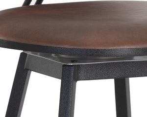 EMBER SWIVEL BARSTOOL - BRAVO COGNAC