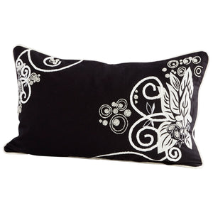 Pillow Cover 14 x 24 | Black And White