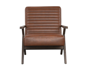 PEYTON LOUNGE CHAIR - BRAVO COGNAC