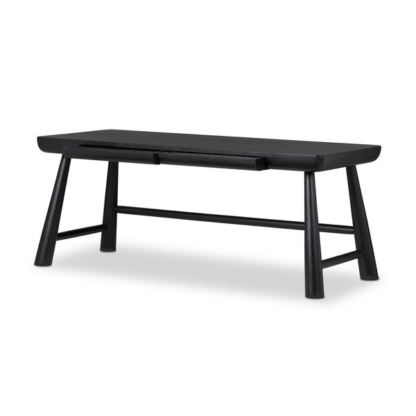 Lorik Desk - Worn Black Acacia