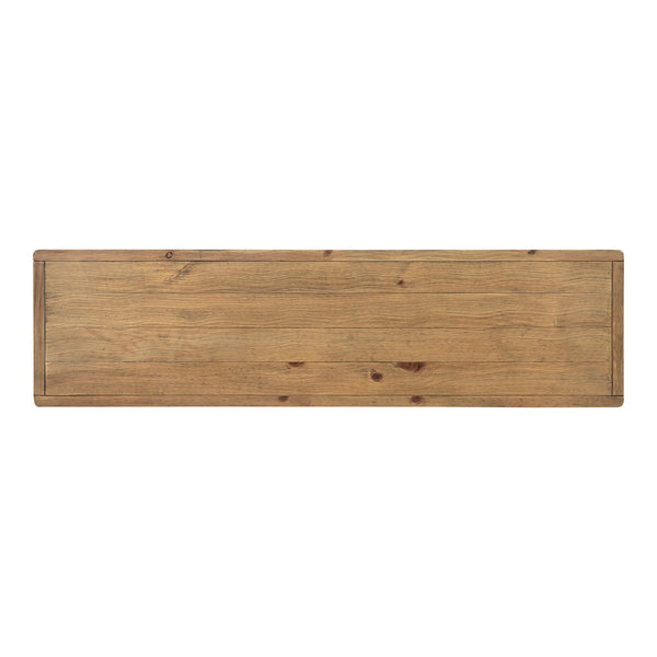 Moe's Monterey Console Table in Rustic Blonde Finish