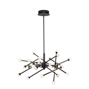 Batton 39W LED Pendant  in Black