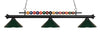 Shark 3 Light Billiard Light in Matte Black Finish