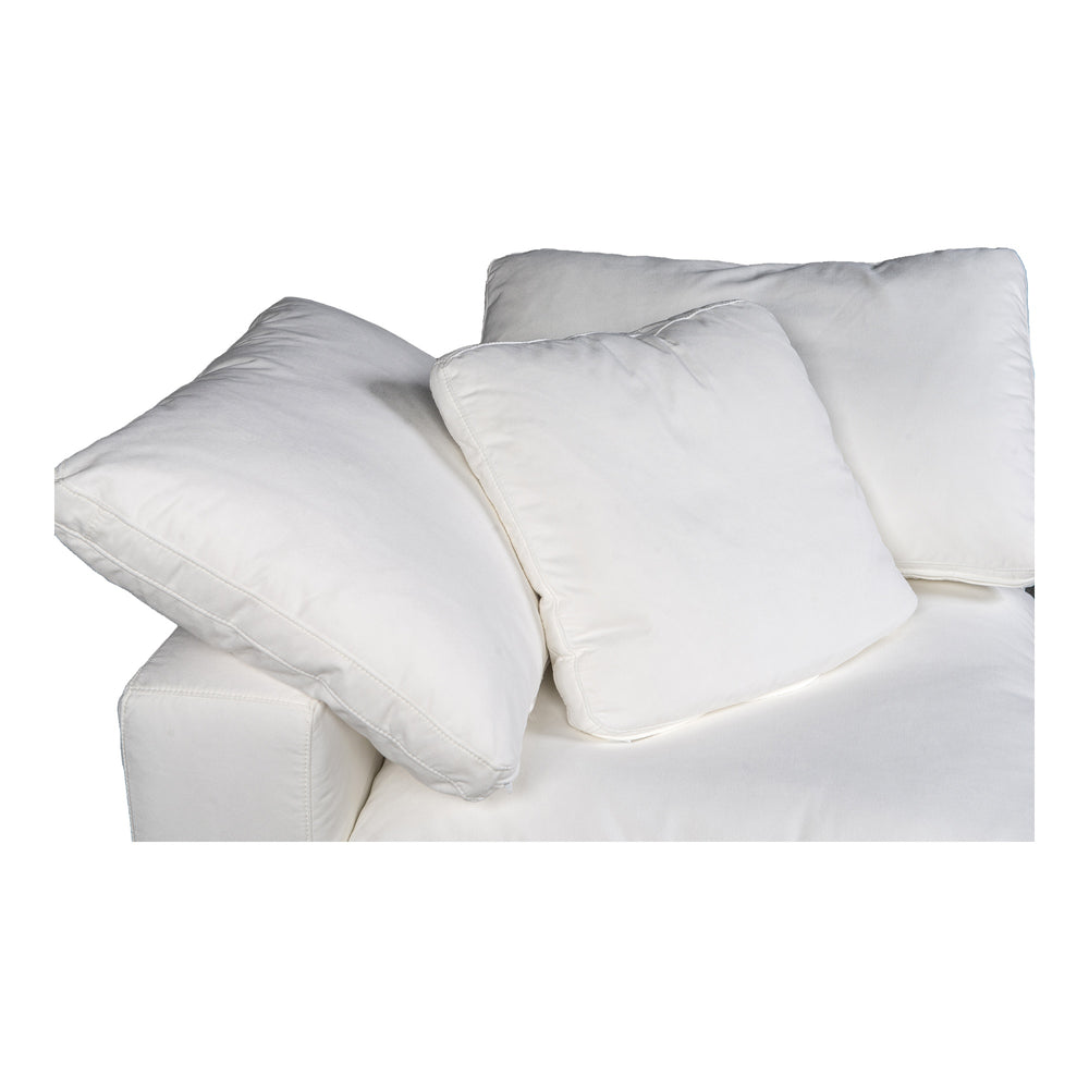 Moe's Terra Condo Corner Chair in Cream White