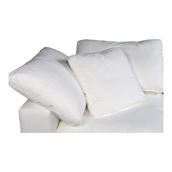 Moe's Terra Condo Corner Chair in Cream White