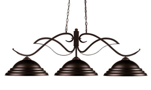 Phoenix 4 Light Island/Billiard in Bronze Finish