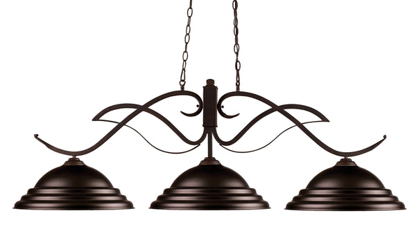 Phoenix 4 Light Island/Billiard in Bronze Finish