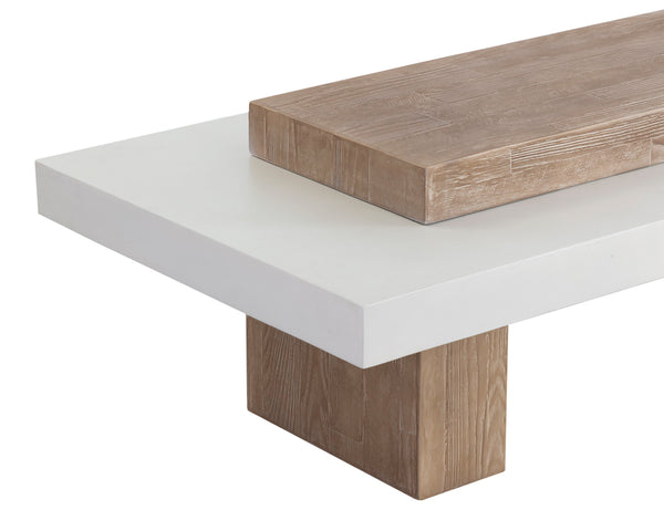 HERRIOT COFFEE TABLE - LIGHT BROWN / SUMMER SAND