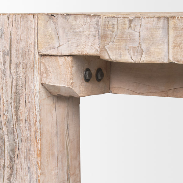 McArthur Rectangular Reclaimed Wood W/ White Wash Coffee Table