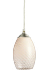 Jazz 1 Light Mini Pendant in Brushed Nickel Finish