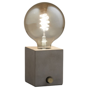 Solid Inversion Tble Lamp in Grey
