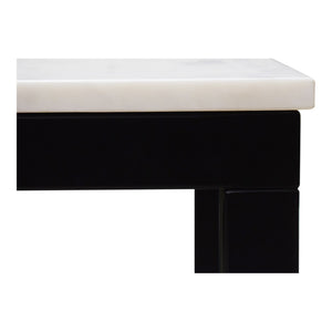 Moe's Parson Marble Mini Desk White