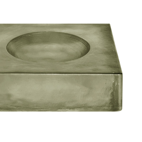Moe's Miro Glass Catchall in Muted Sage