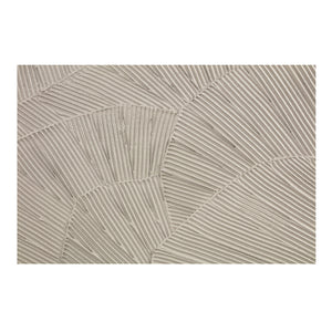 Flutter Framed Painting in Cool Beige