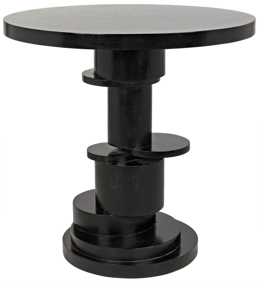 Hugo Side Table, Hand Rubbed Black