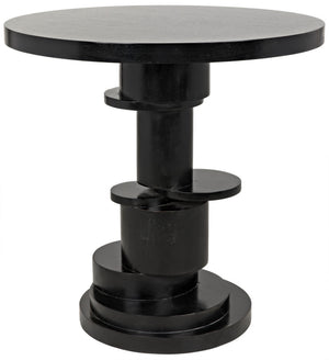 Hugo Side Table, Hand Rubbed Black