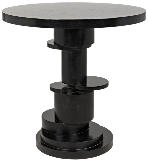 Hugo Side Table, Hand Rubbed Black