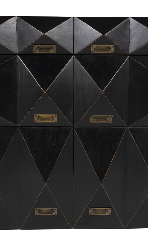 Allegra Dresser, Hand Rubbed Black