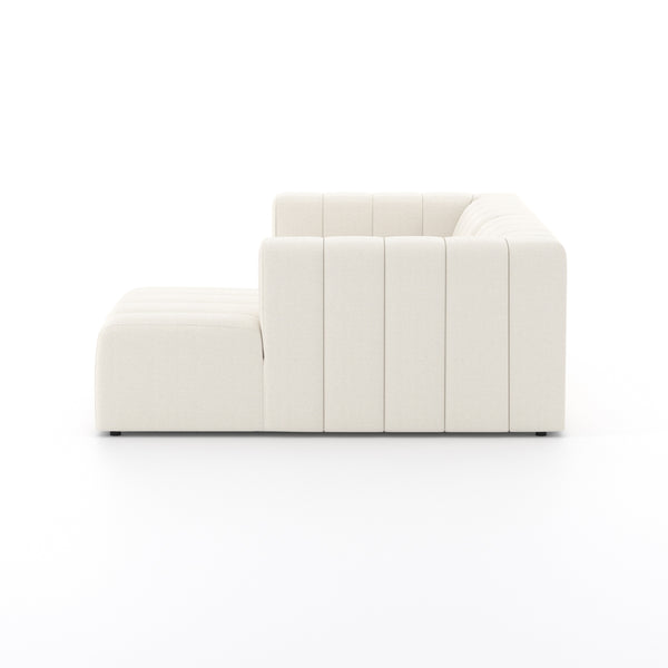 Langham Channeled 2pc Sectional In Raf Ch