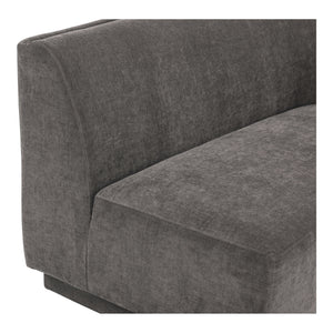 Moe's Yoon 2 Seat Sofa in Grey