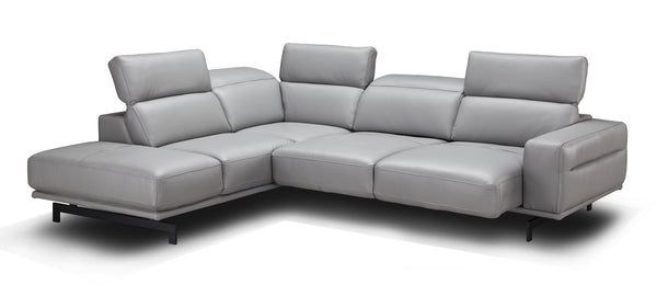 Rayan Light Grey Sectional in Left Facing