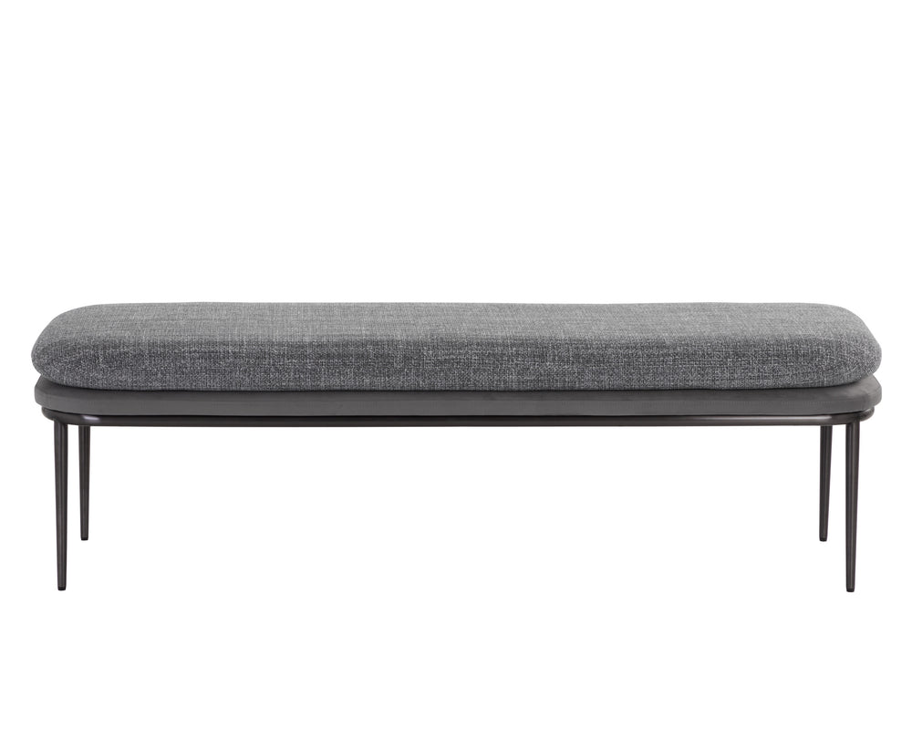 KOFFI BENCH - GUNMETAL - CHACHA GREY / ANTONIO CHARCOAL