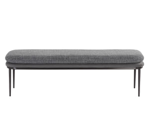KOFFI BENCH - GUNMETAL - CHACHA GREY / ANTONIO CHARCOAL