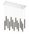 Forest 14 Light Island/Billiard in Chrome Finish