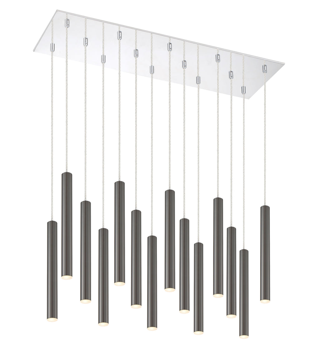 Forest 14 Light Island/Billiard in Chrome Finish