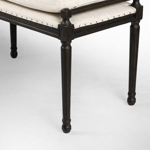 Lucille Dining Bench In 67" In Alcala Cream