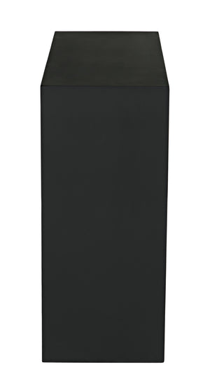 Maximus Console/Side Table, Black Steel