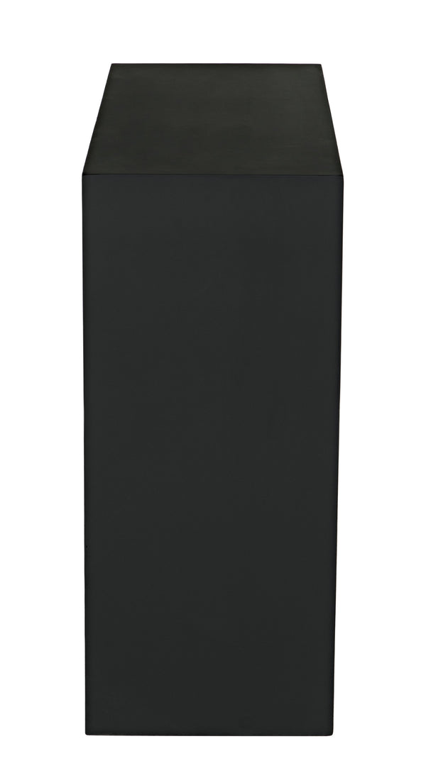Maximus Console/Side Table, Black Steel