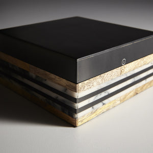 Large Avondale Container in Natural and Black