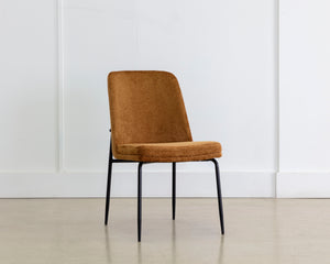 ZEKE DINING CHAIR - BLACK - BERGEN MARMALADE