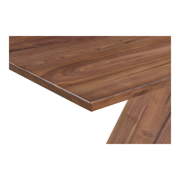Moe's Axio Dining Table in Brown Walnut