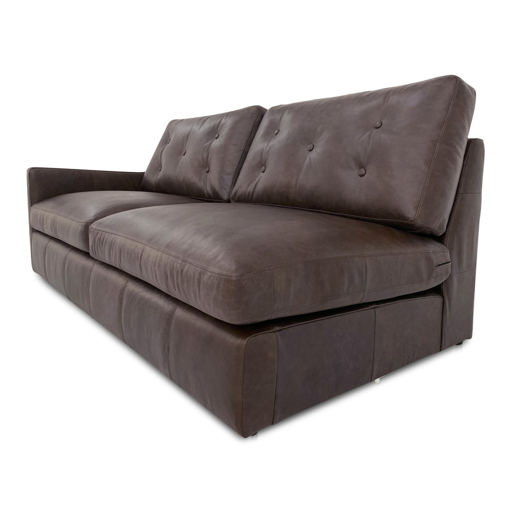 Thurlow Left Arm Facing Sofa in Espresso Leather