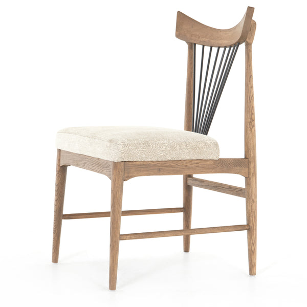 Solene Dining Chair In Darren Ecru