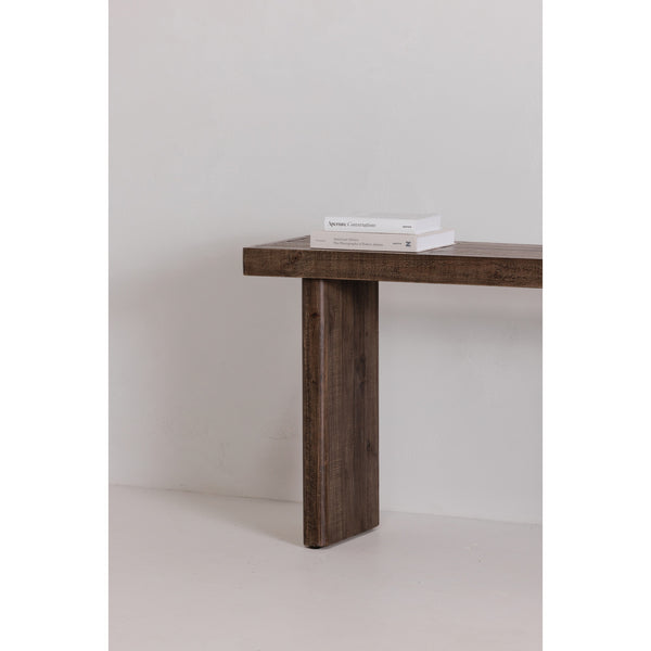 Monterey Console Table Aged Brown Pinewood