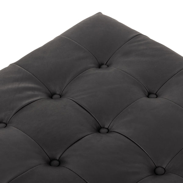 Halston Ottoman In Heirloom Black