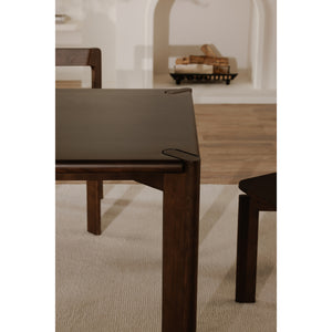 Moe's Daifuku Large Dining Table in Walnut Stained Ash