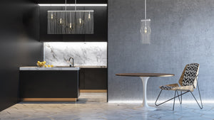 Contour 5 Light Island/Billiard in White Finish