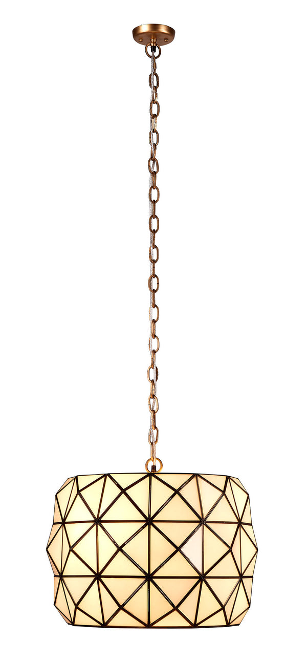 Hollywood 1-Light Glass and Metal Pendant