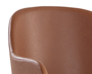 HENSLEY DINING ARMCHAIR - HAZELNUT