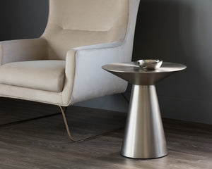 Carmel Side Table - Stainless Steel