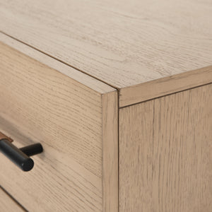 Rosedale 6 Drawer Tall Dresser In Yucca Oak