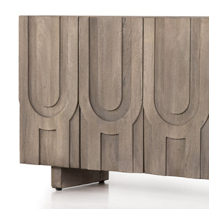 Rivka Media Console In Aged Grey
