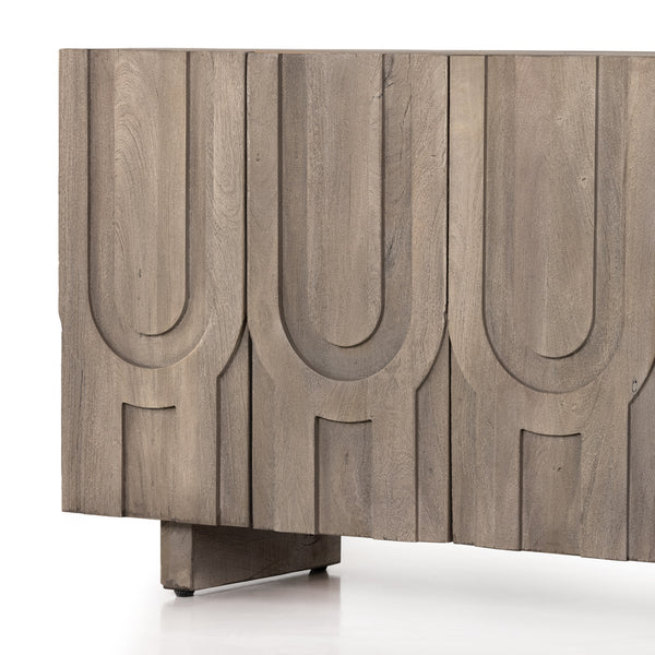 Rivka Media Console In Aged Grey