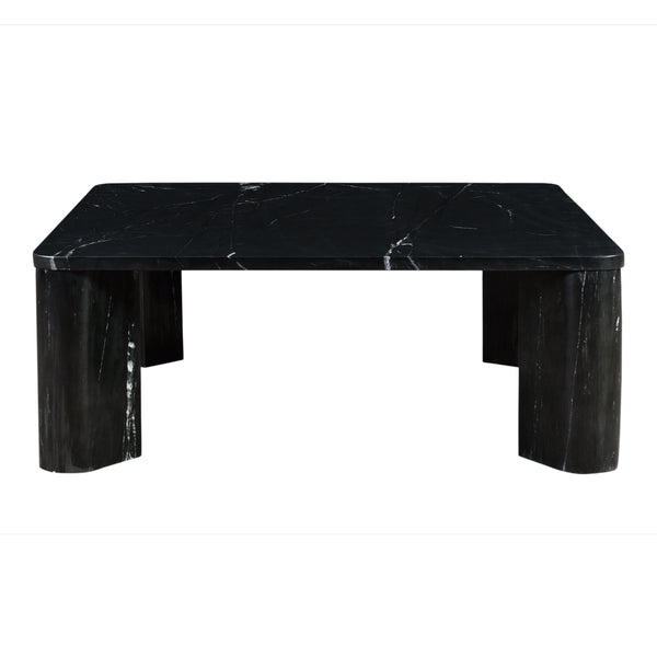 Moe's Segment Coffee Table in Jetty Black Marble